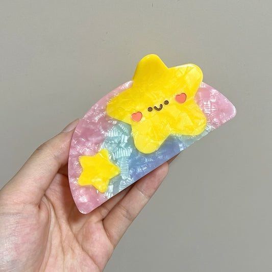 Twinkie & Rainbow Hair Claw