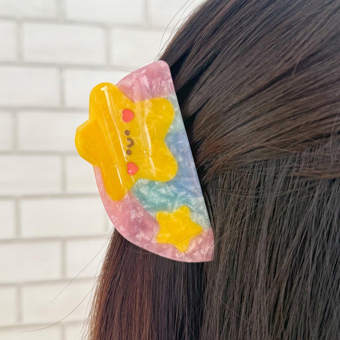 Twinkie & Rainbow Hair Claw