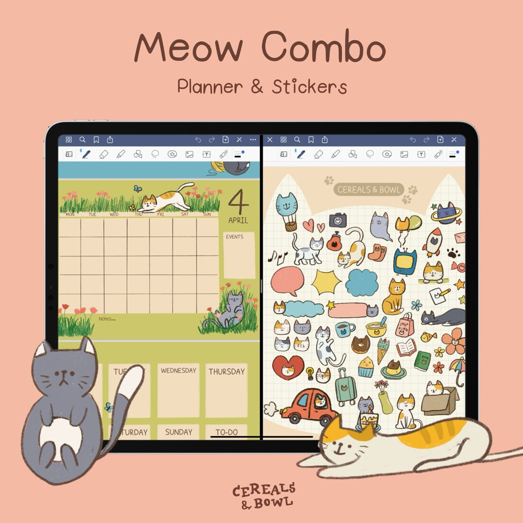 Meow digital set (Digital files)