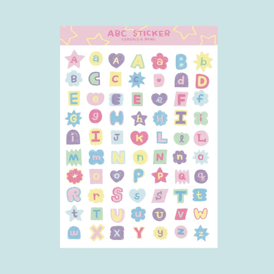 Alphabet Soft - A6 size