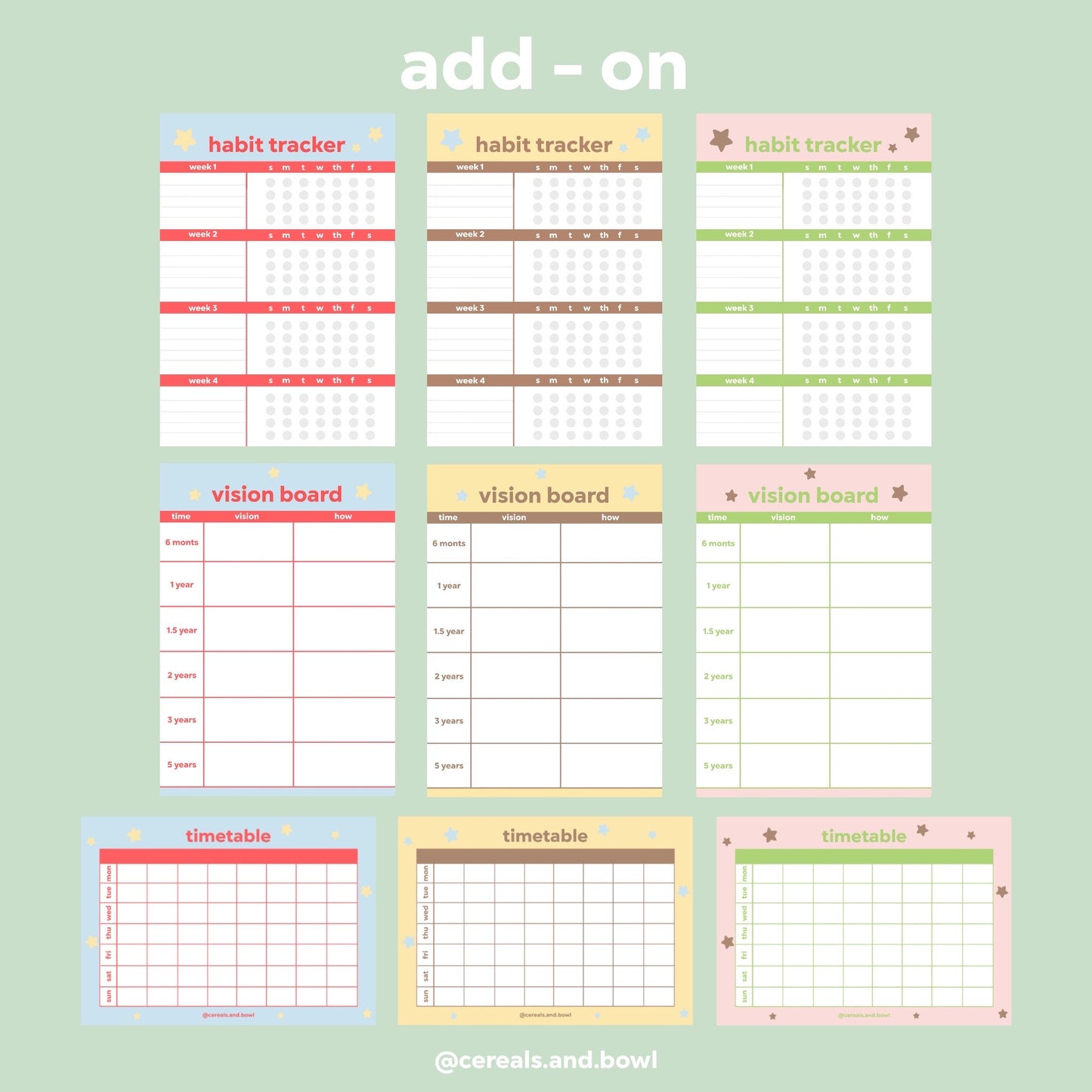 multi-bujo (Digital files)