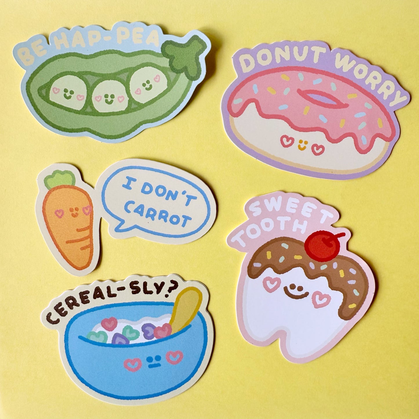 Foodie Quote | Die-cut Sticker Pack