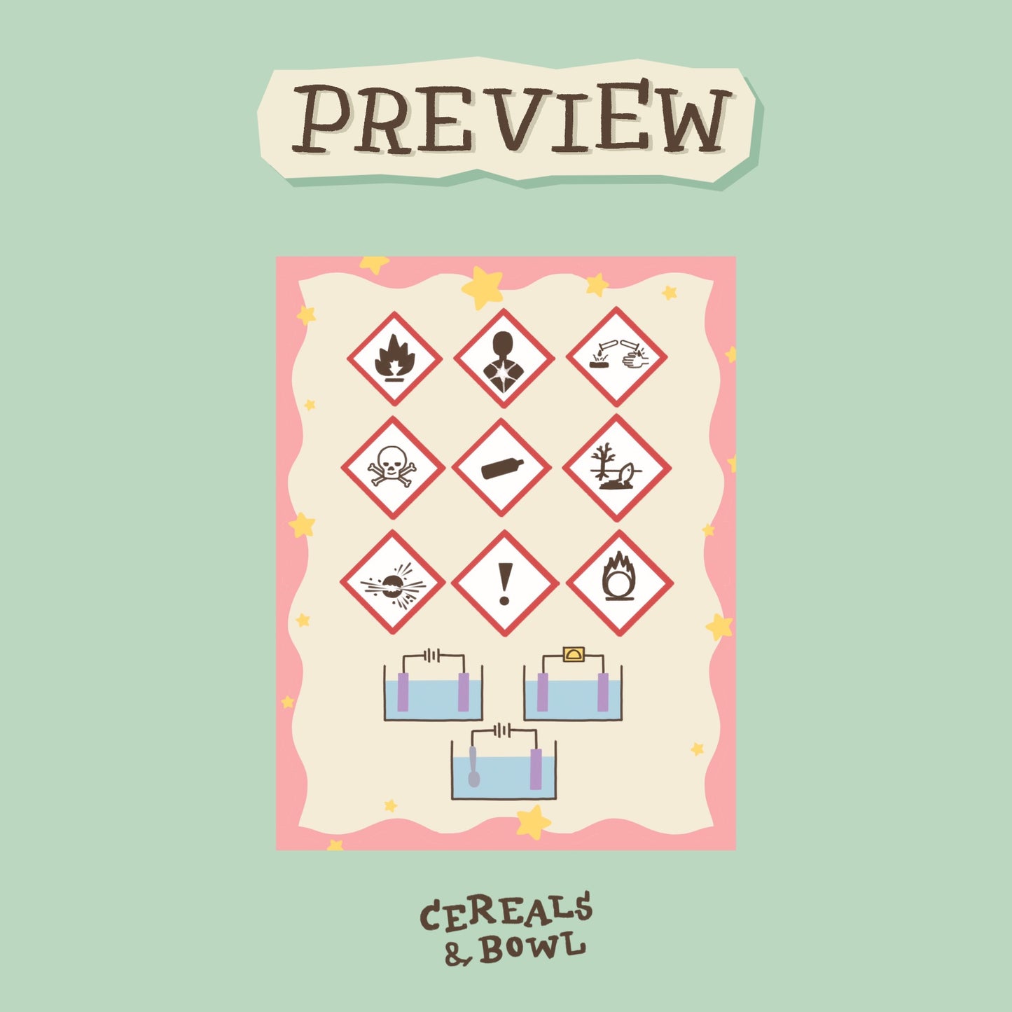Chemistry sticker pack