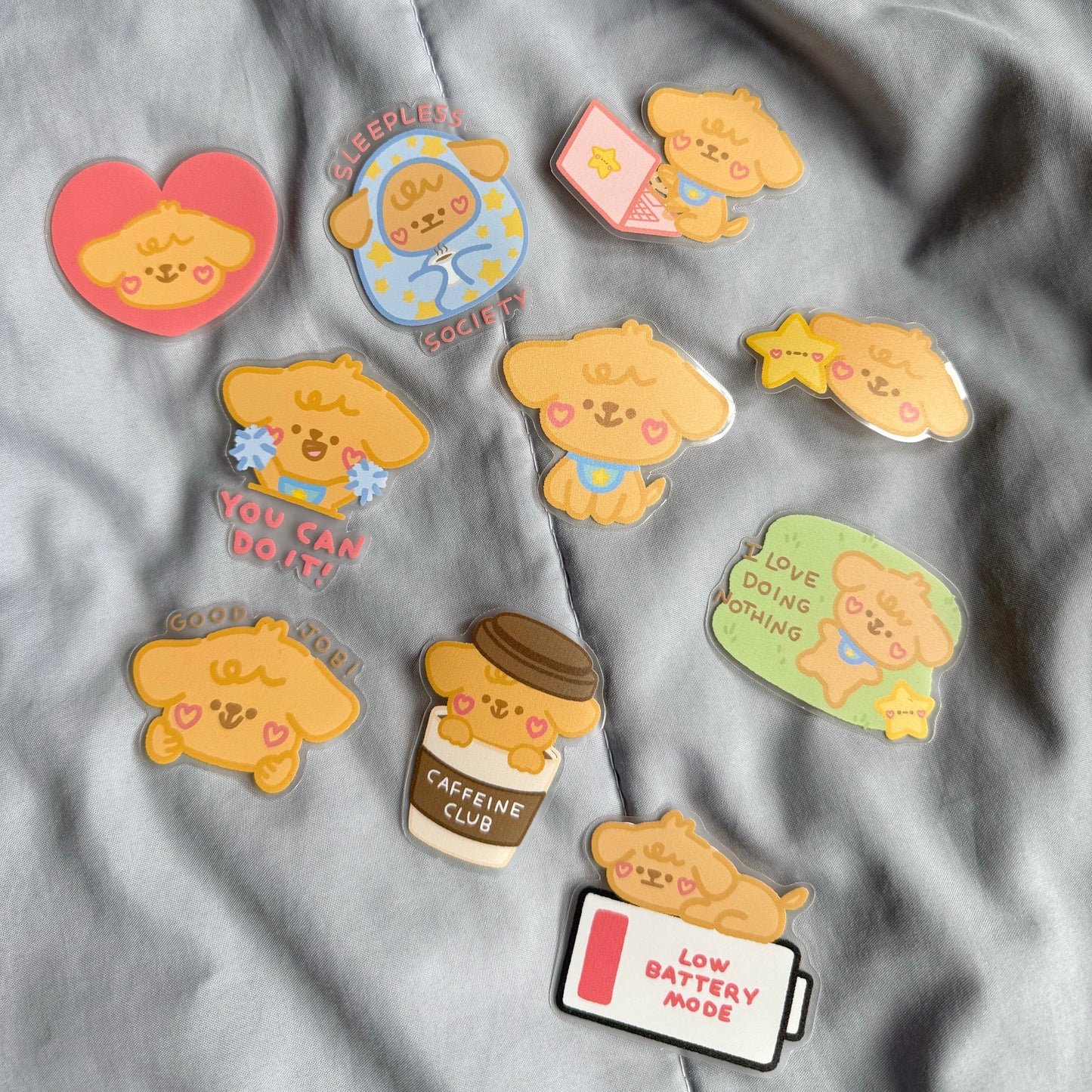 Pocket & Twinkie Die-cut sticker set