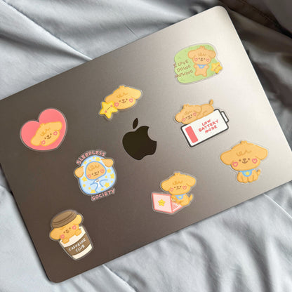 Pocket & Twinkie Die-cut sticker set