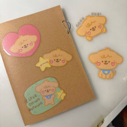 Pocket & Twinkie Die-cut sticker set