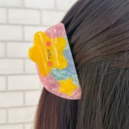 Twinkie & Rainbow Hair Claw