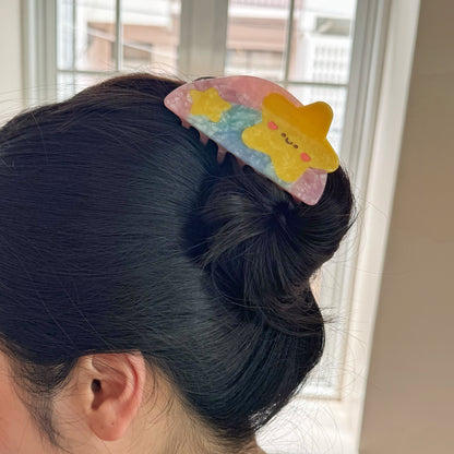 Twinkie & Rainbow Hair Claw
