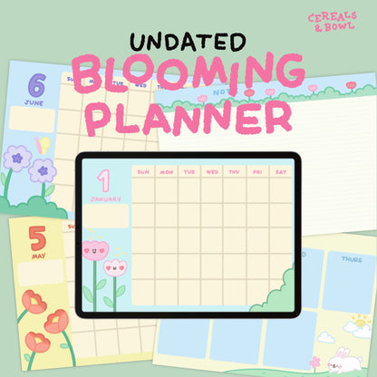 Blooming planner (undated) (Digital files)