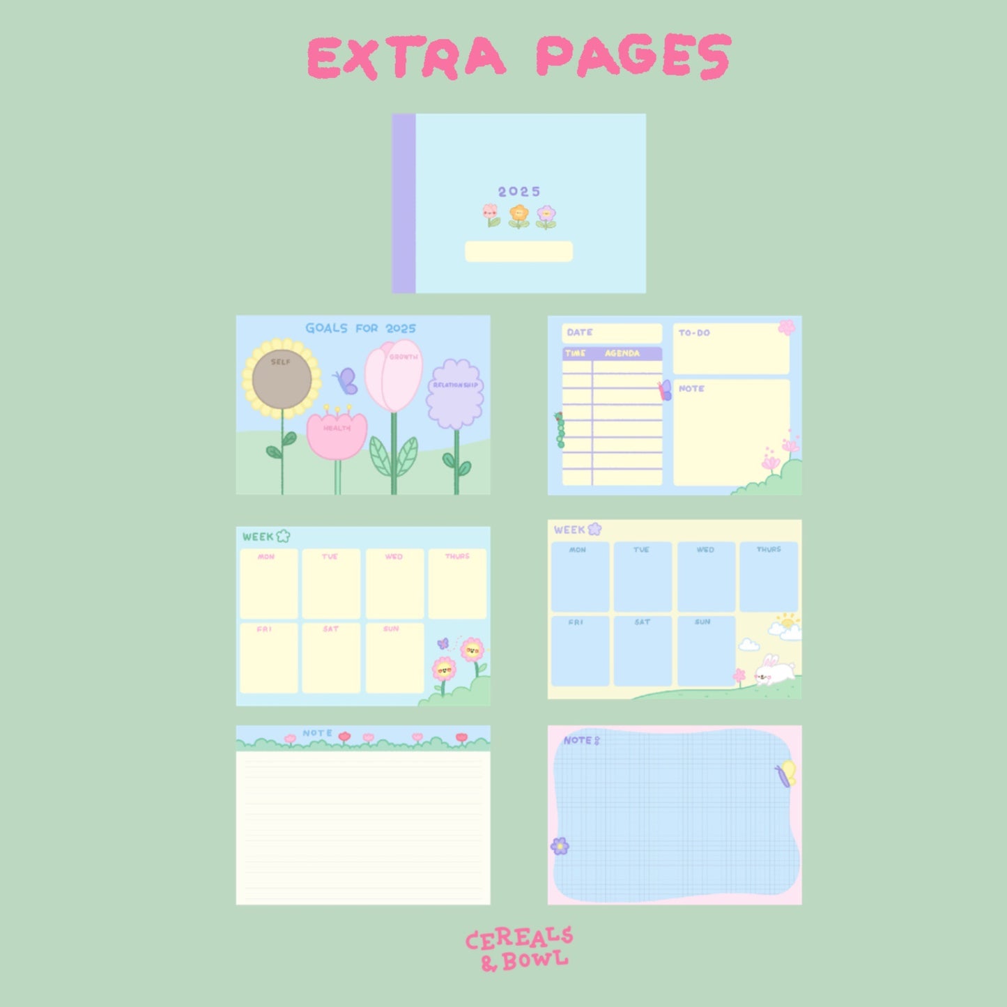 Blooming planner (undated) (Digital files)