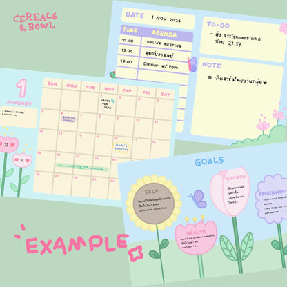 Blooming planner (undated) (Digital files)