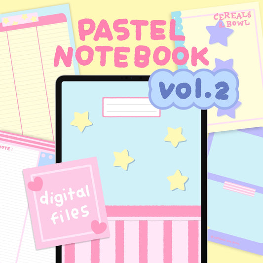 Pastel Notebook vol.2 (Digital files)