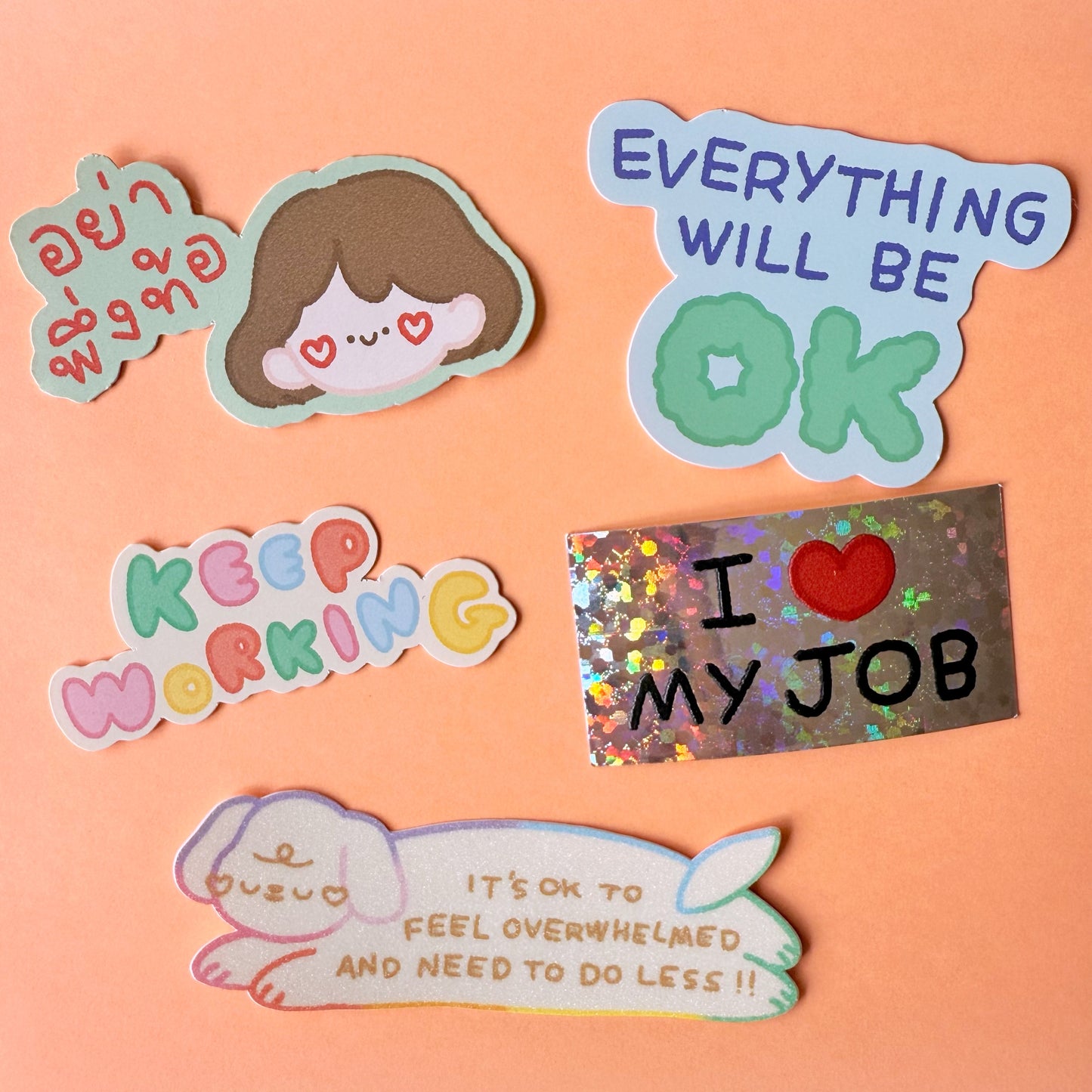 I Love My Job | Die-cut Sticker Pack