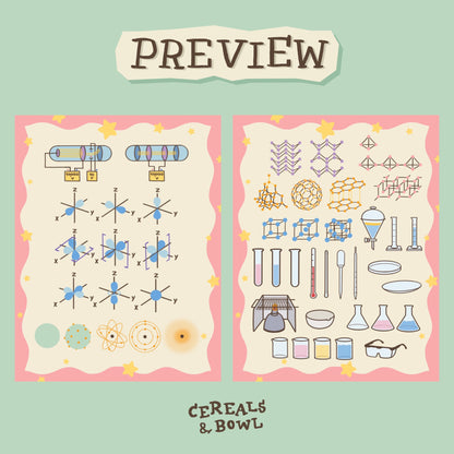 Chemistry sticker pack